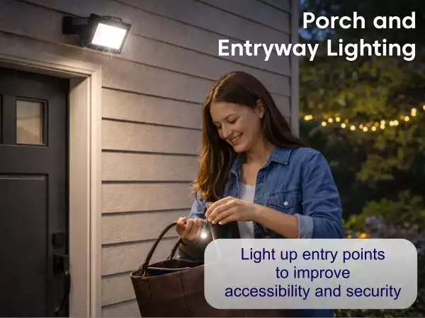 Morris led 20w floodlight ideal for the entryway
